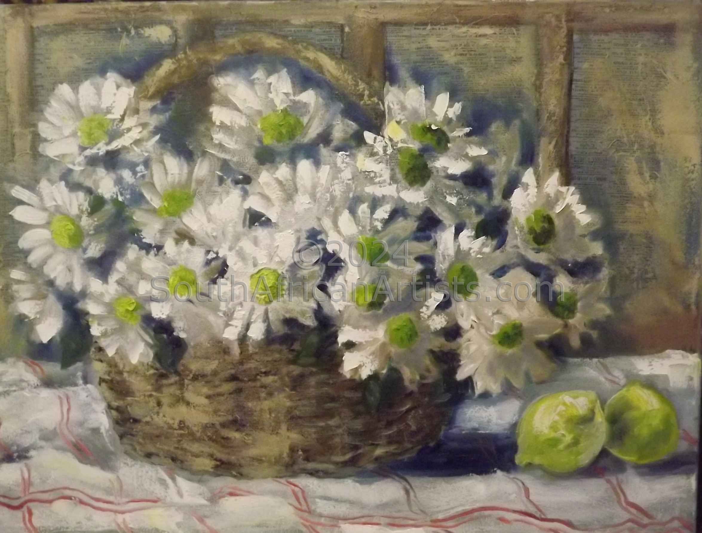 Daisies in a Basket
