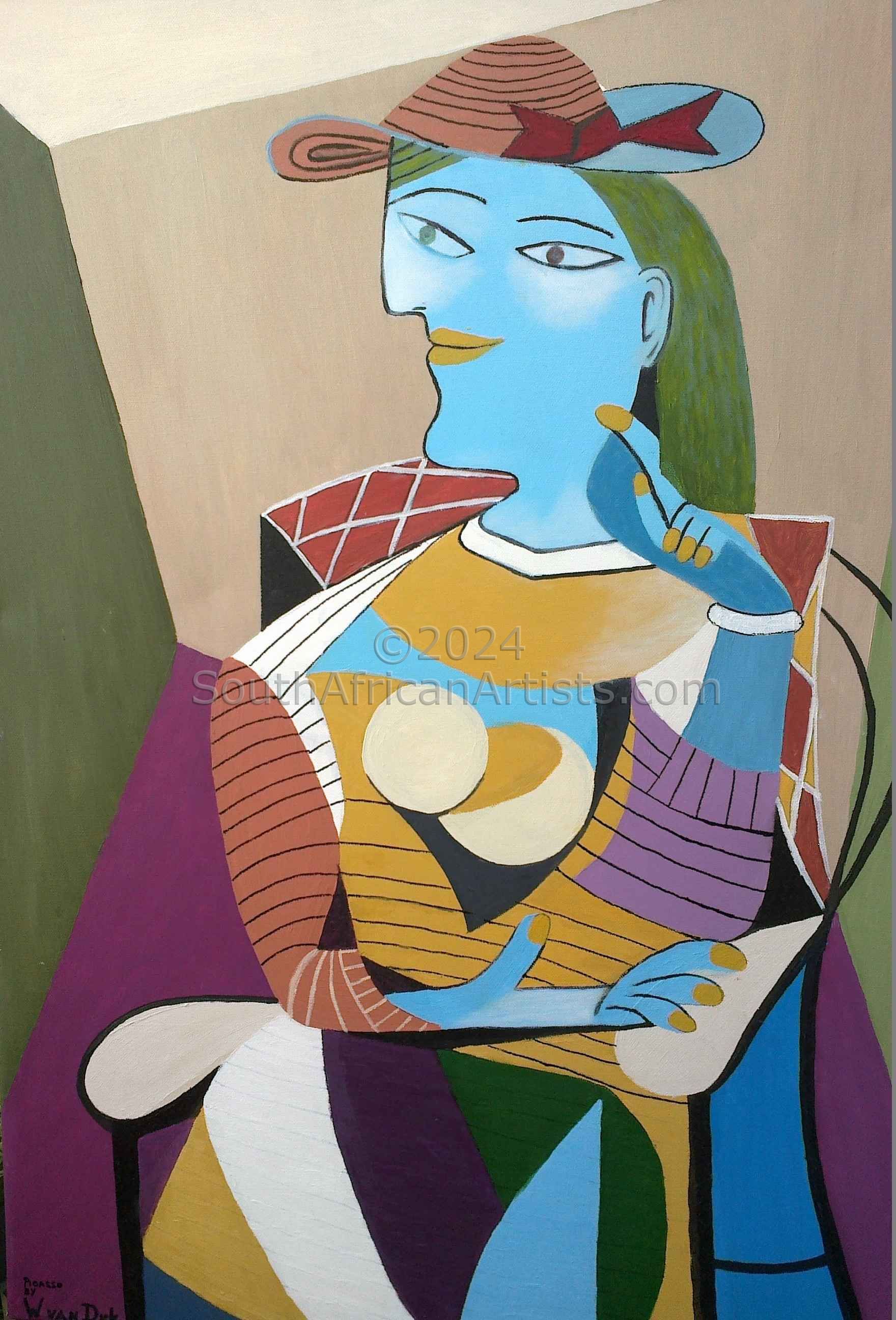 Picasso Seated Lady 
