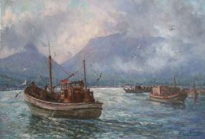 "Snoek Boats, Hout Bay"