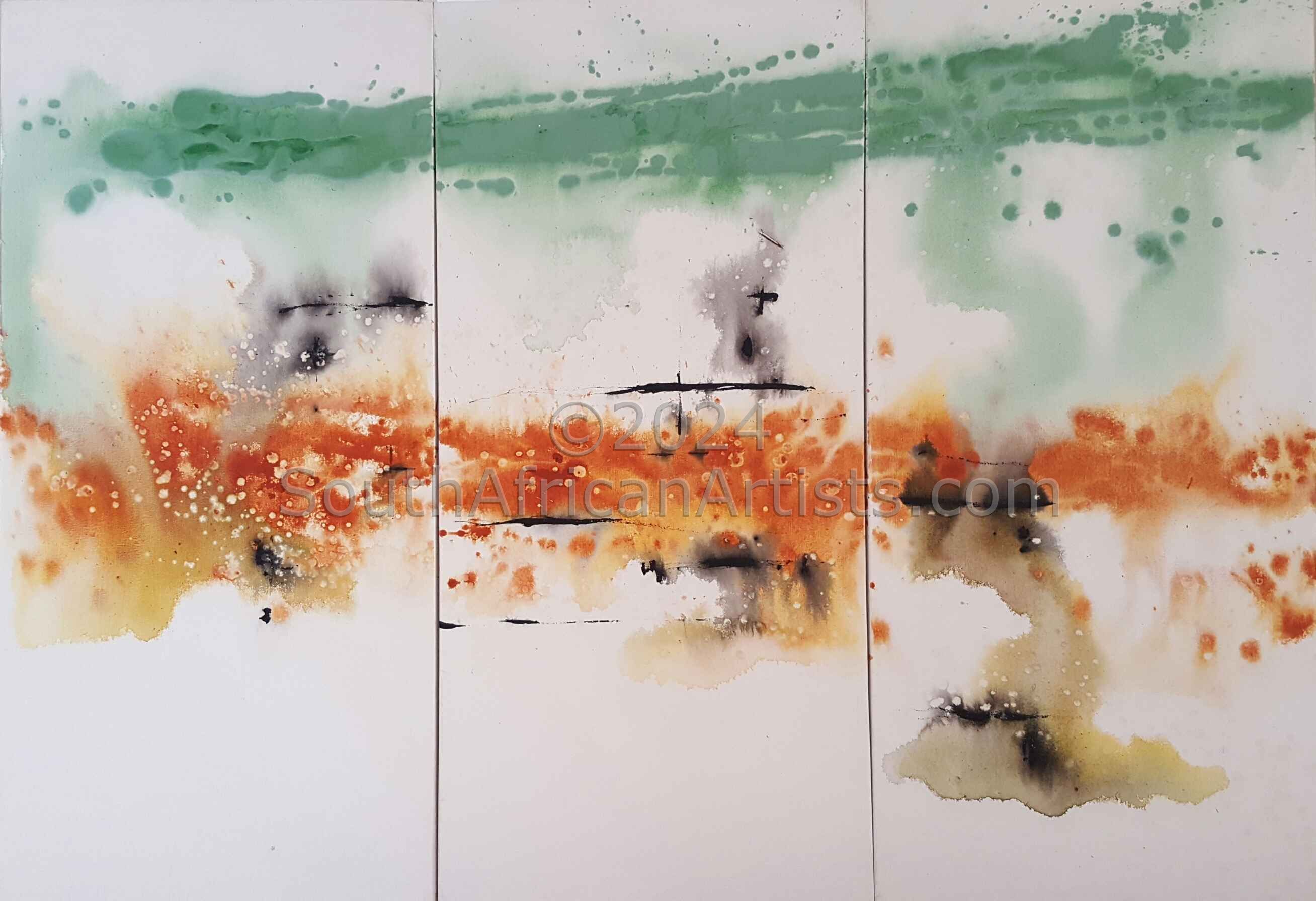 Abstract Triptych 25