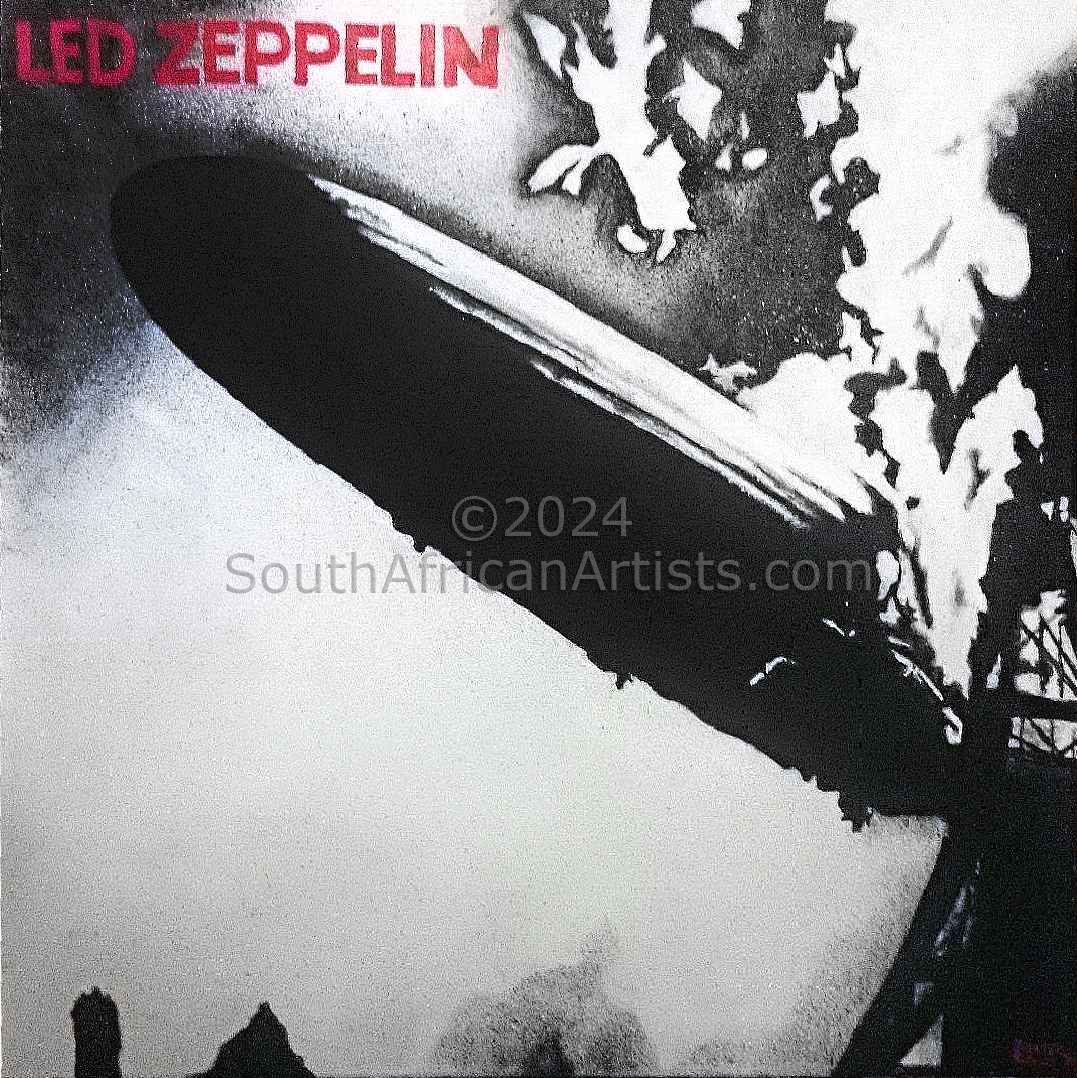 Led Zeppelin 1 Album Cover Painting