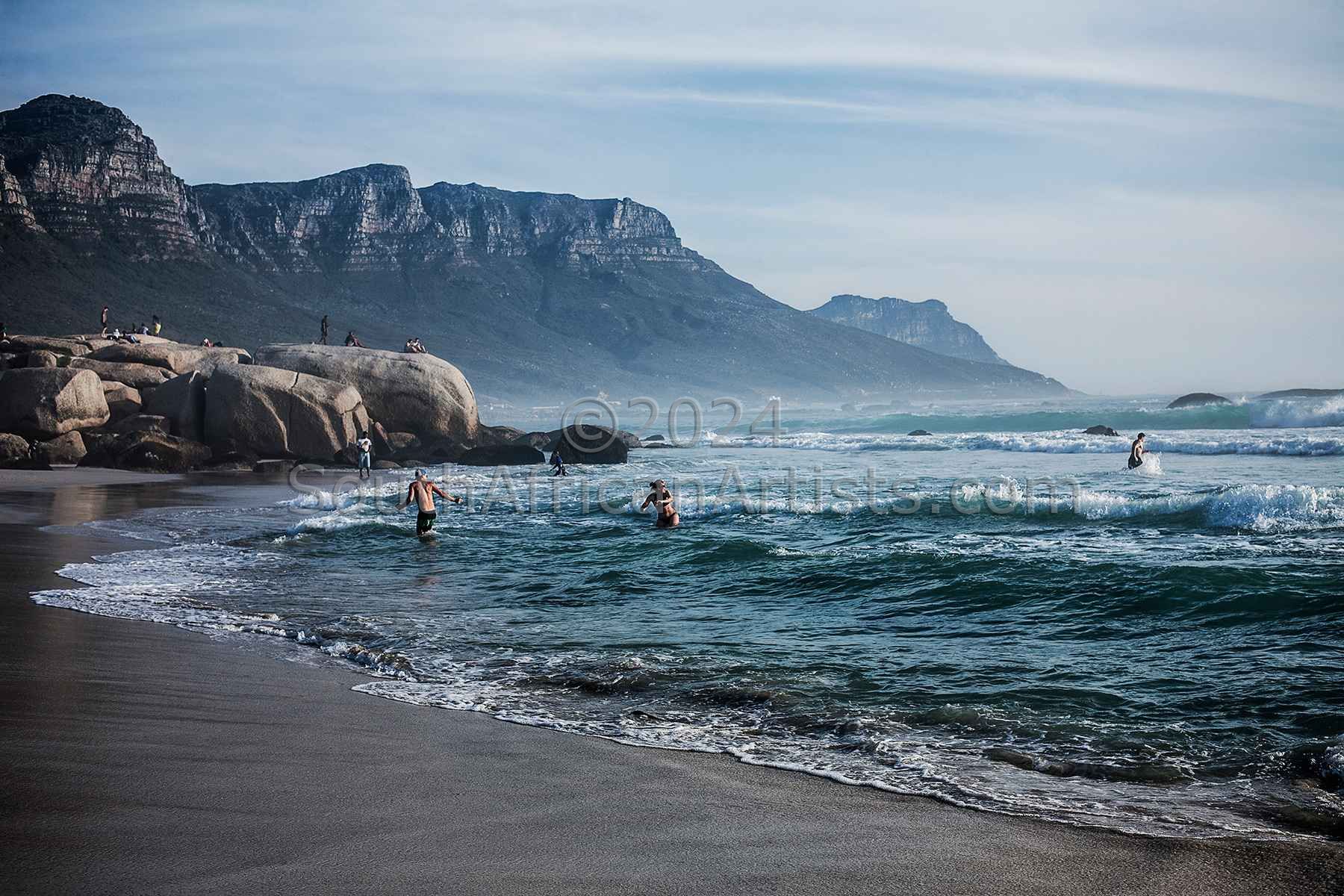 “Icy Ocean”  Glen Beach, Cape Town.  2015