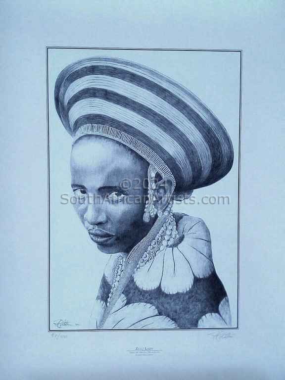 Zulu Lady - Print by Jeremy Houghton