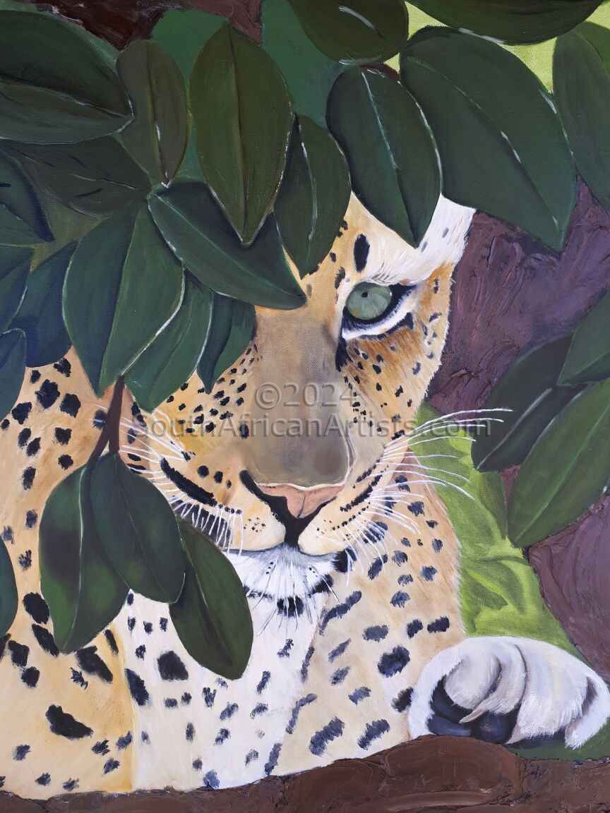 Leopard Hiding