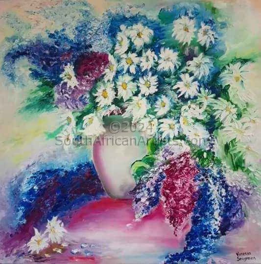 Floral Finger Painting