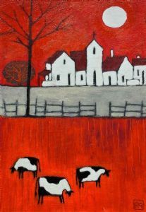 "Farmhouse and Pastures"