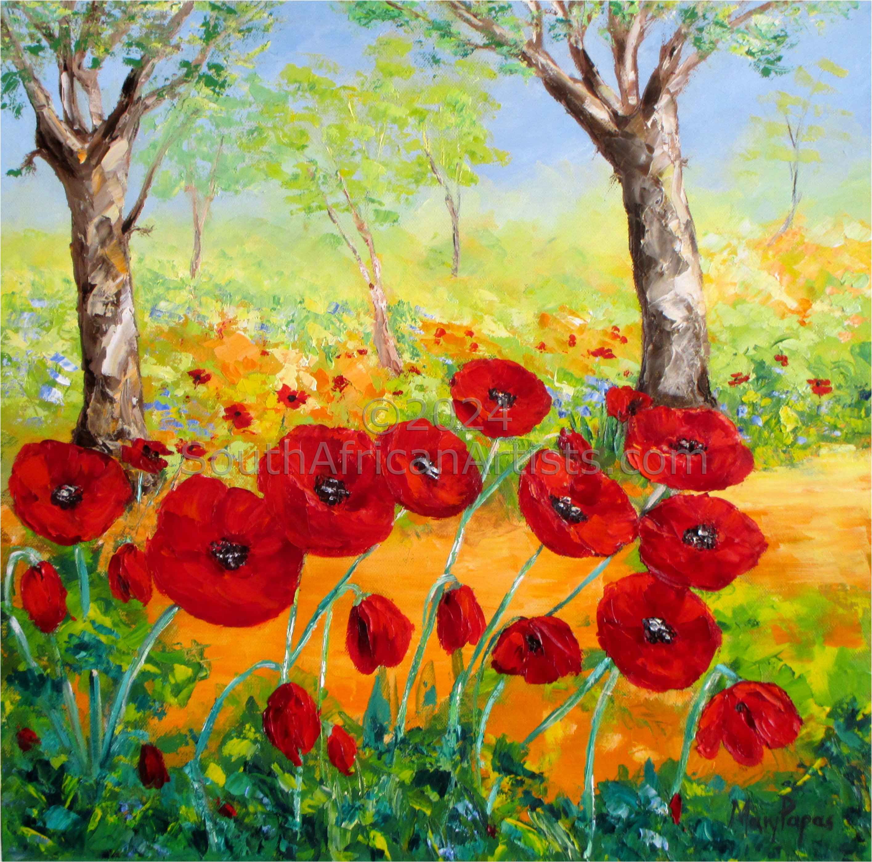 Country Poppies
