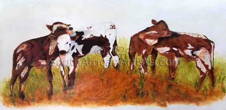 Four Young Bullocks