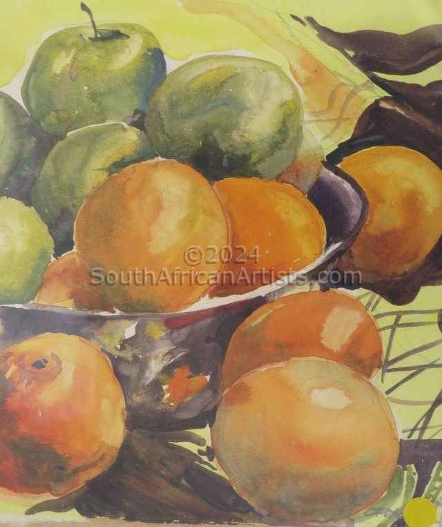 Apples and Oranges Still Life
