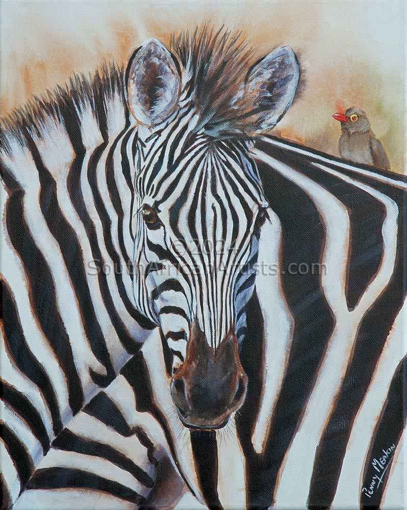 Zebra with Oxpecker