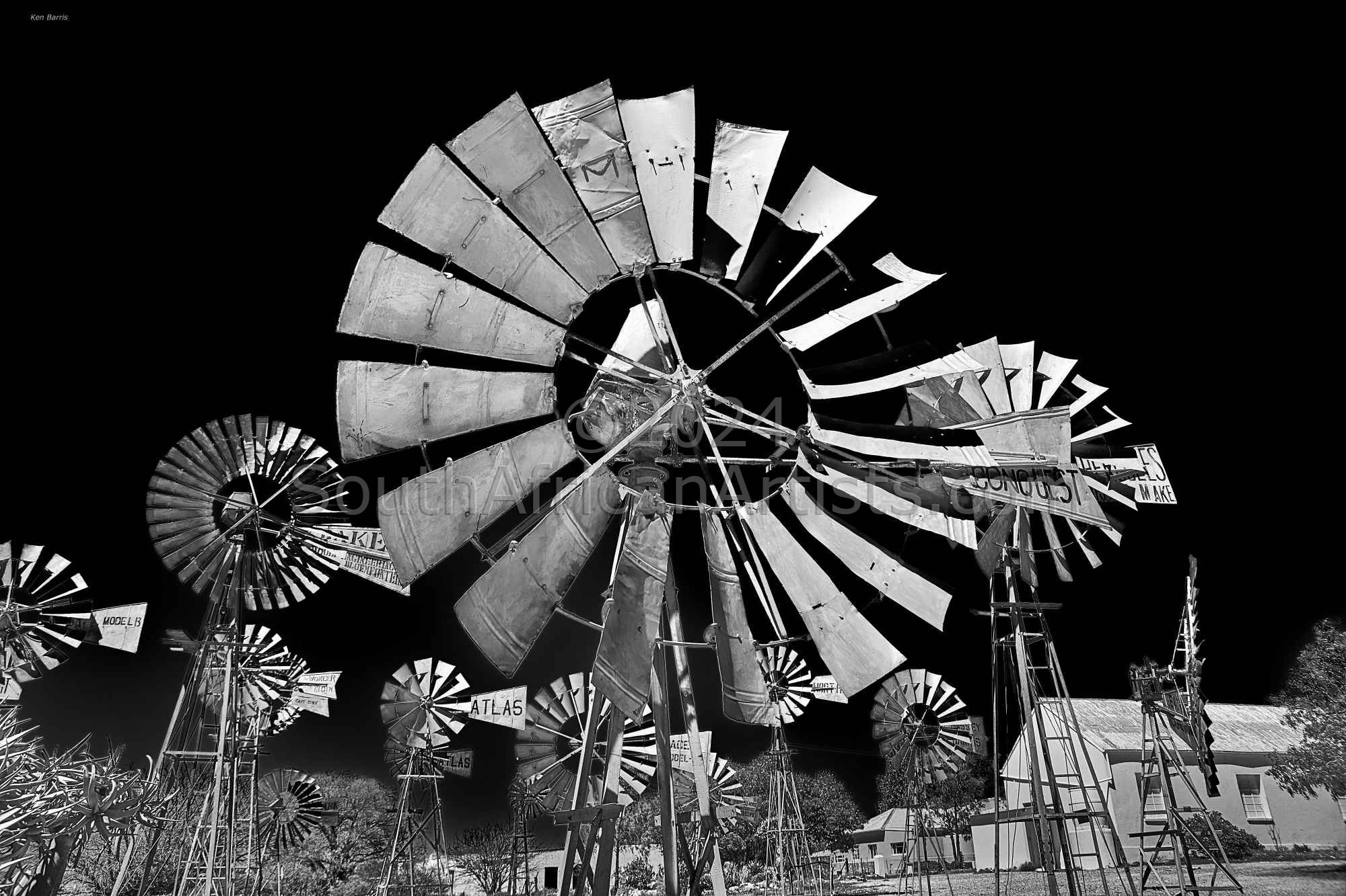 Windmill Museum Loeriesfontein B&W Series