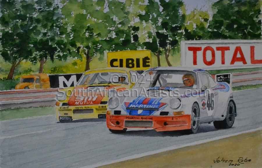 Porsches at Le Mans 1973