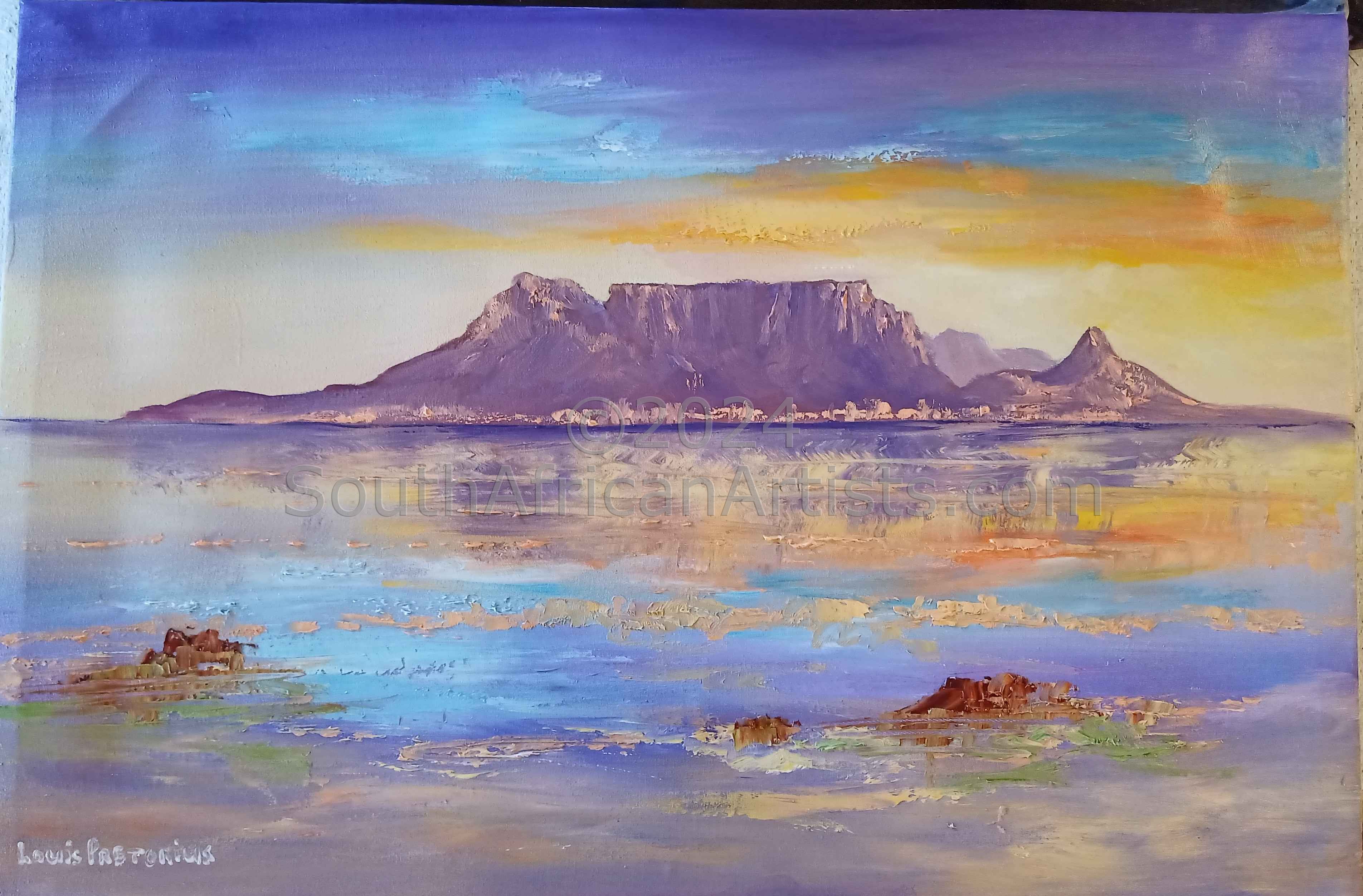 Table Mountain Blue Sunset 