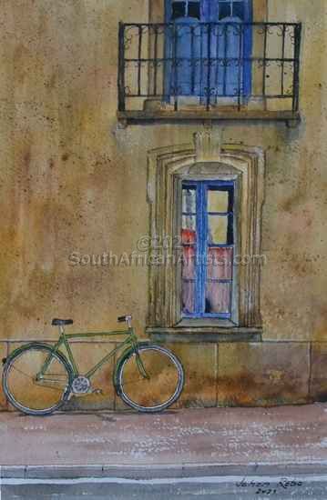 Green Bike, Old Window