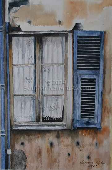 Old Window with Shutter