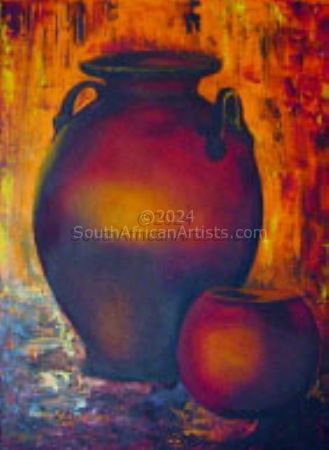 African Pots/Flame-2m
