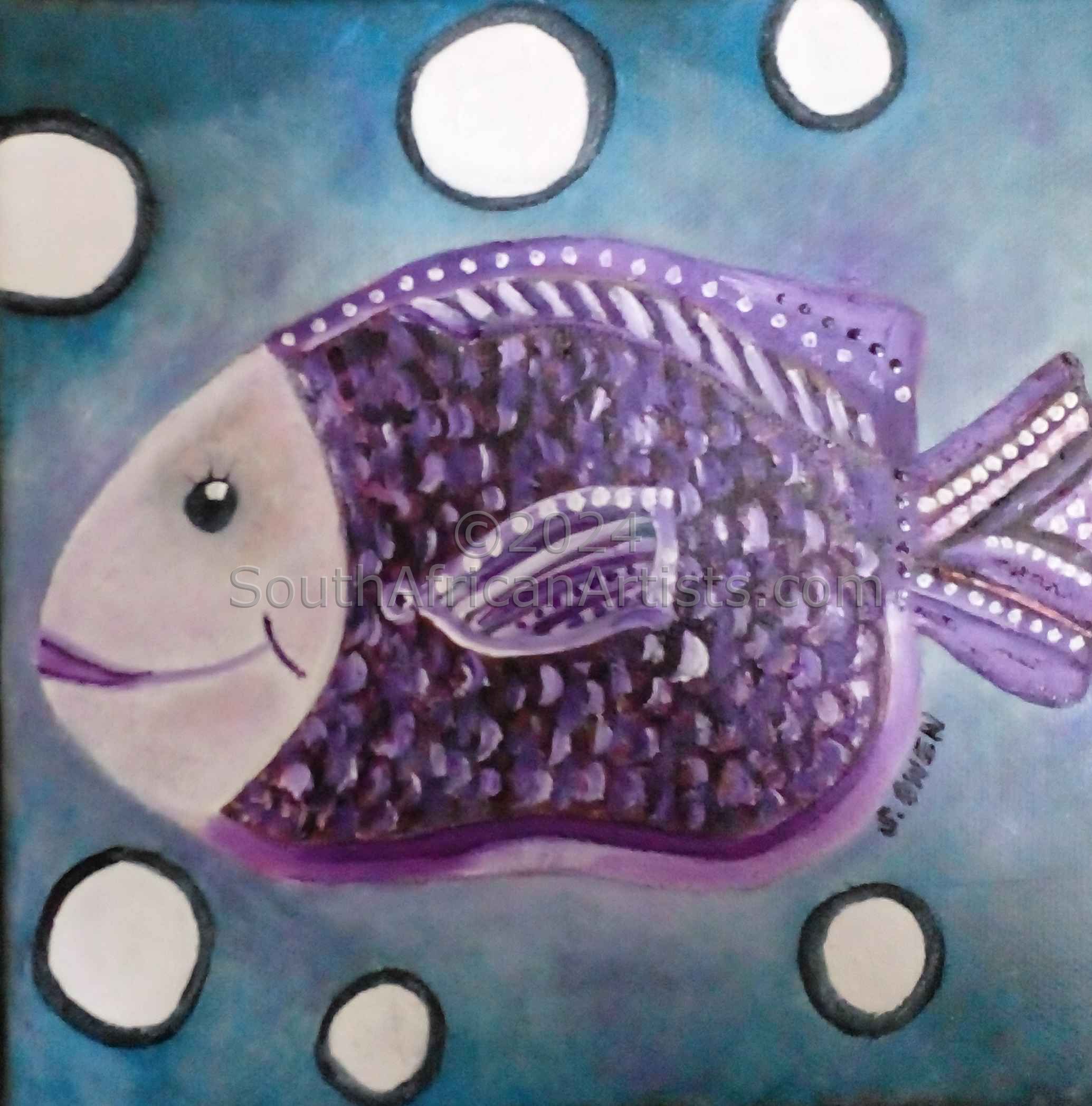 Violet Fish No 2