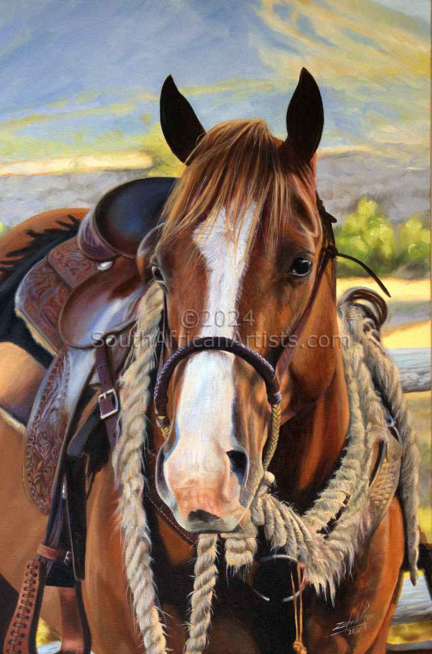 2 American Quarter Horse Kid Chrome