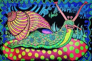 "Psychedelic Snail"