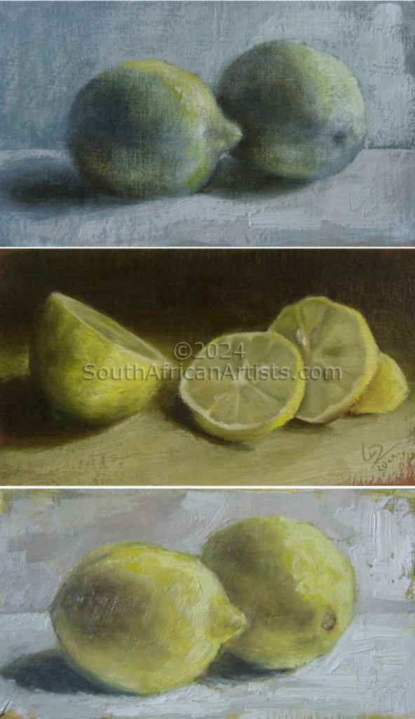 Lemon Triptych ii
