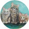 "Three Fluffy Kittens"