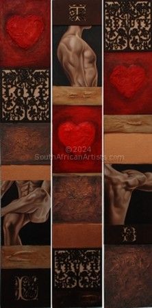 Love Truth Beauty Triptych