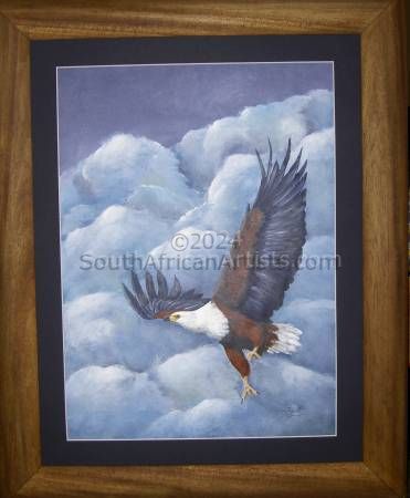 African Fish eagle flying