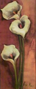 "White Arum lilies 2"