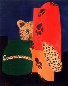 "Leopard and Paws"