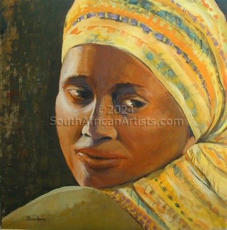 Woman with Yellow Headscarf