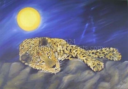 Leopard in the Dusk