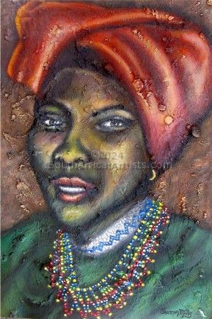 African Lady with Necklace