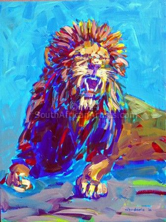 Lion in Blues