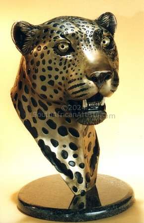 Leopard Bust