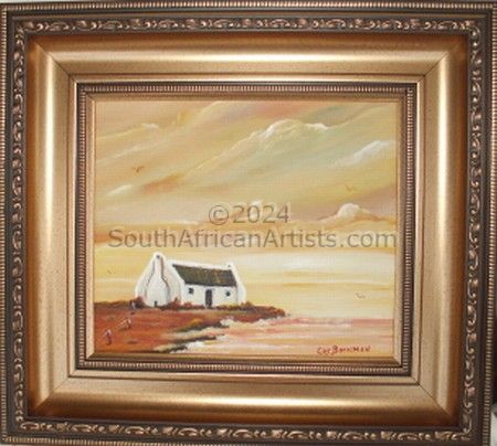 Fisherman's Cottage in sunset