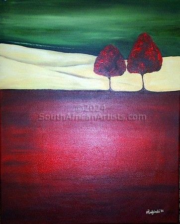 Red Tree I (set of two)