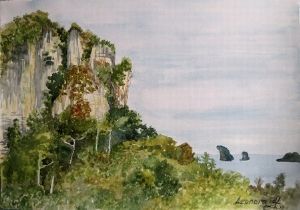 "Rock Cliffs at Ao Nang - Thailand"