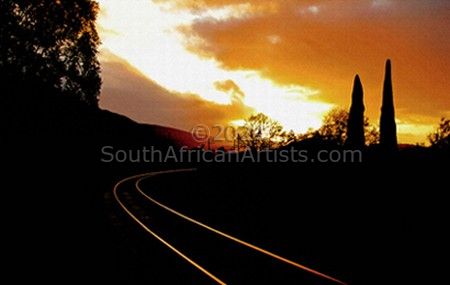 Traintrack Sunset