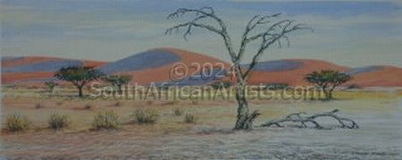 Namib Dead Tree Sossusvlei