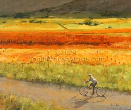 Vineyard Cyclist