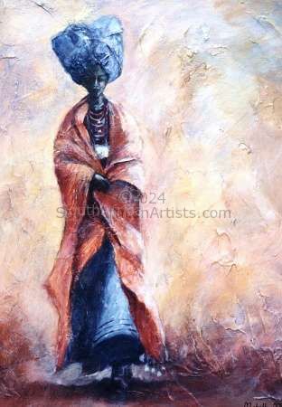 Xhosa Woman - Out of the Mist