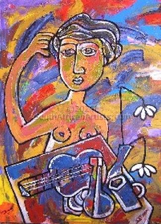 Lady at Picasso's Table