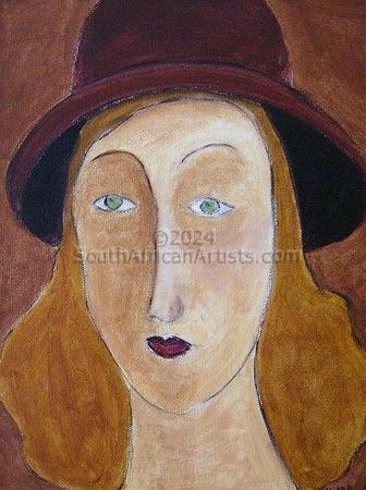 Woman with a hat 2