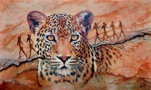"Leopard Rock Art"