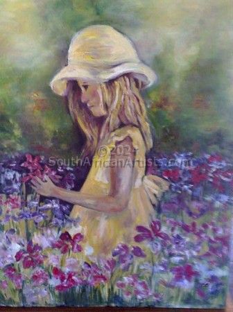 Girl with Flower