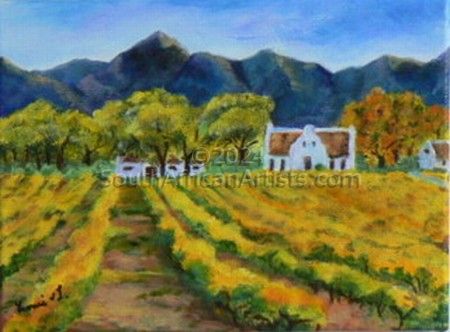 Winefarm near Cape Town