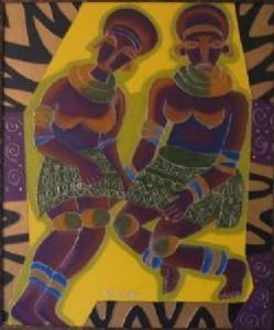 "Dancing African Woman"