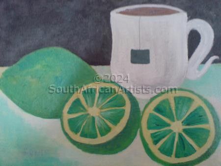 Teacup And Lemon - Set of 2