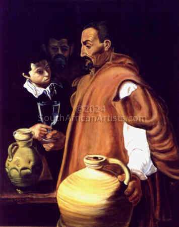 The Waterseller - after Velasquez