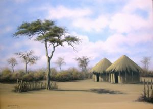 "Traditional Huts - Maun"